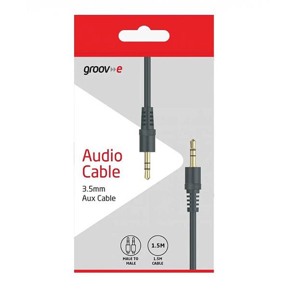  Groove Audio to Audio 3.5mm Cable 1.5m | GVMA081BK 