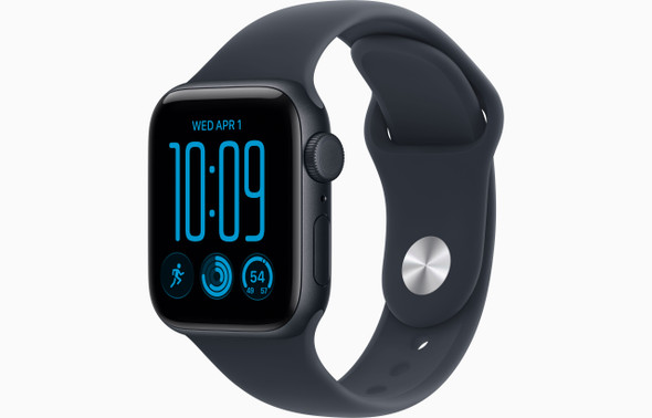  Apple Watch SE 3 GPS 40mm Midnight Aluminium Case with Navy Blue Sport Band - M/L | MJL14MP/A 