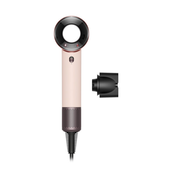  Dyson Supersonic Nural Straight+Wavy Hair Dryer – 1600W | Nural Sensors | Scalp Protect Mode | Ceramic Pink/Rose Gold | 161818-01 