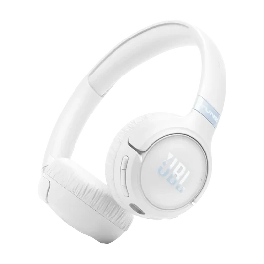 JBL Tune 680NC Wireless On-Ear Noise Cancelling Headphones - White | JBLT680NCWHT