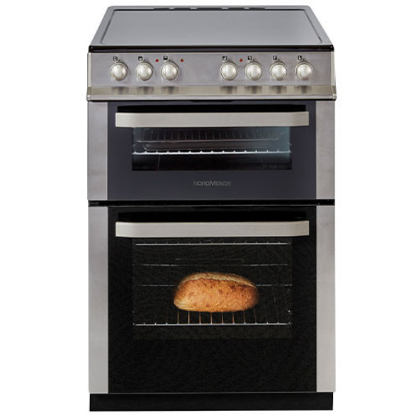 Nordmende NordMende 60cm Ceramic Top Double Oven Electric Cooker | CDEC62IX 