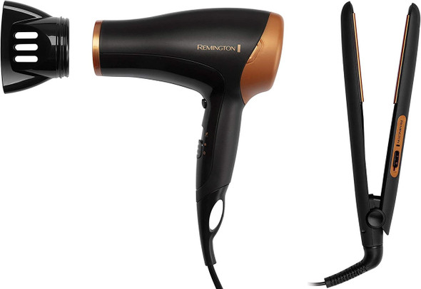  Remington Rose Gold Hair Straightener & Hair dryer | D3012GP 