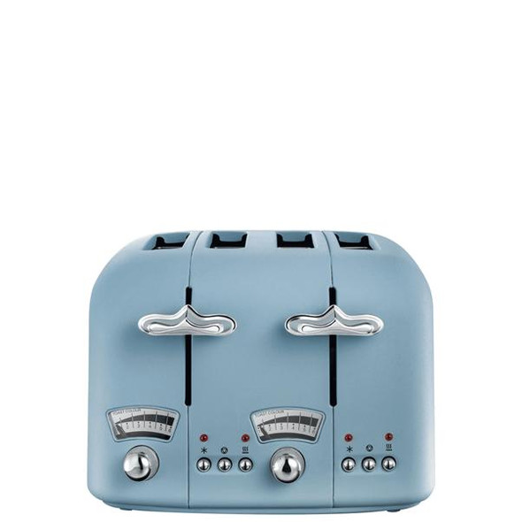 DeLonghi Argento 4 Slice Blue Toaster or CT04AZ