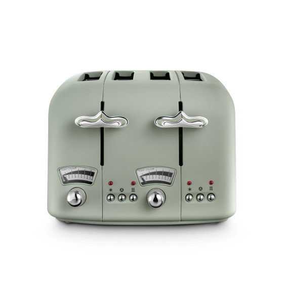  DeLonghi Argento 4 Slice Green Toaster | CT04.GR 