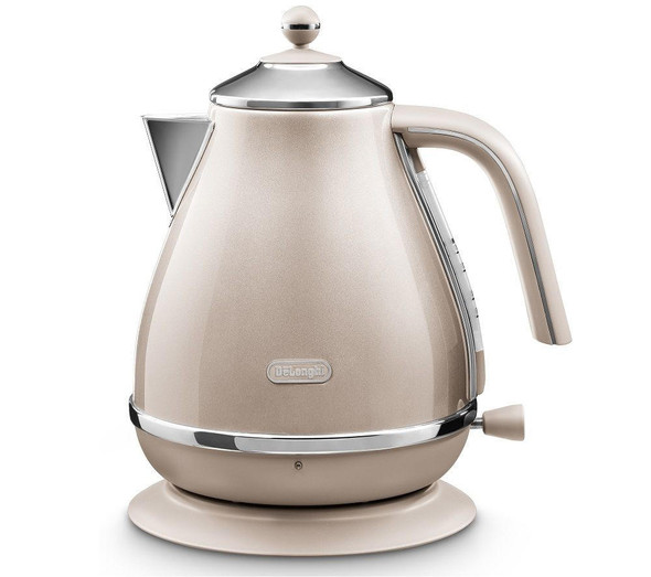 DeLonghi Icona Metallics Beige Kettle or KBOT3001BG