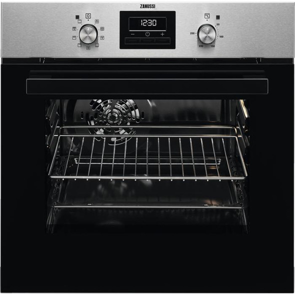 Zanussi 60cm Stainless Steel Built In Electric Oven or ZZB35901XA