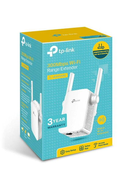 TP-Link TP Link 300Mbps Universal Wi-Fi Range Extender or WA855RE or White