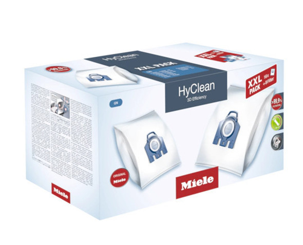 MIELE Miele XXL-Pack HyClean 3D GN Bags 16 Pack plus Filters | 10408410 