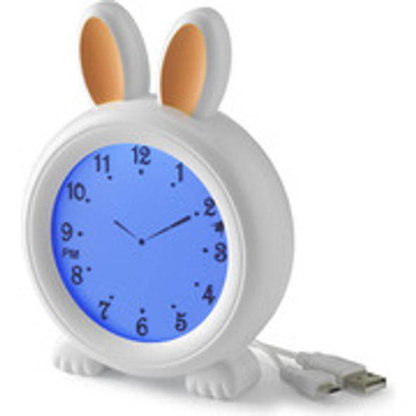  Alecto A004517  BC100BUNNY Sleep trainer, Night Light and Alarm Clock - Bunny 