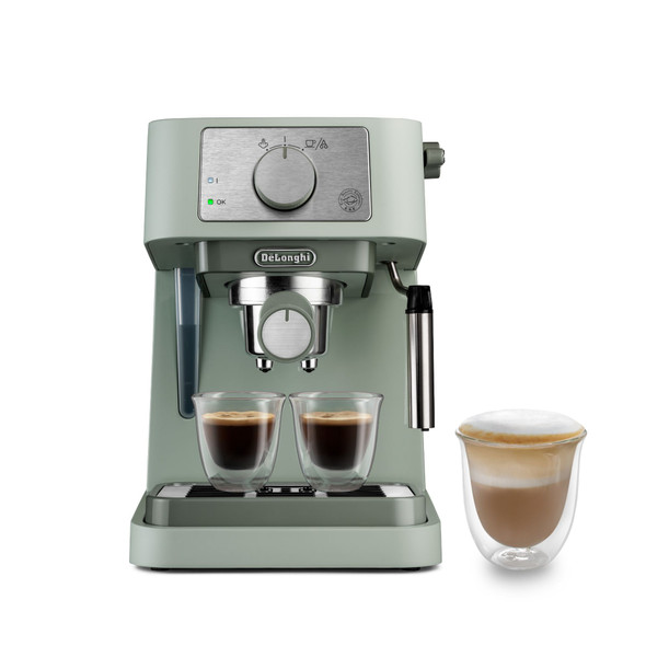 DeLonghi Stilosa Manual pump espresso coffee machine Green | EC260.GR