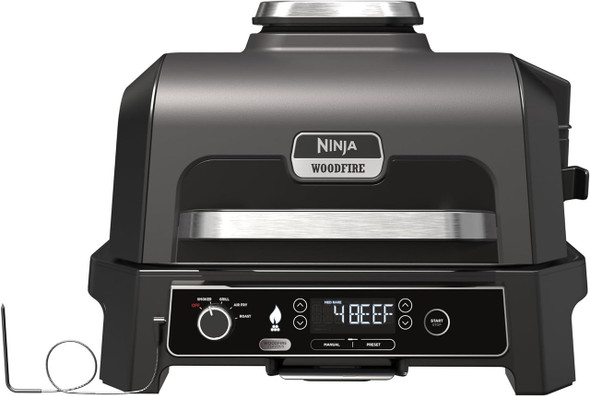  Ninja Woodfire Pro XL Electric BBQ Grill & Smoker | OG850UK 