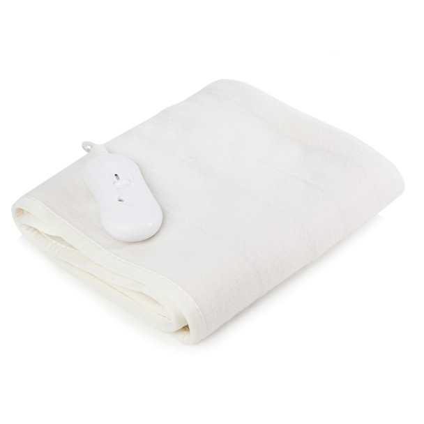 Warmnite Double Electric Blanket, 60w x2, White | WN48004