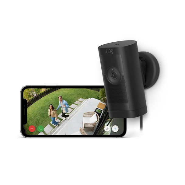  Ring Stick Up Cam Pro Plug in - Black | B09CKD31RS 