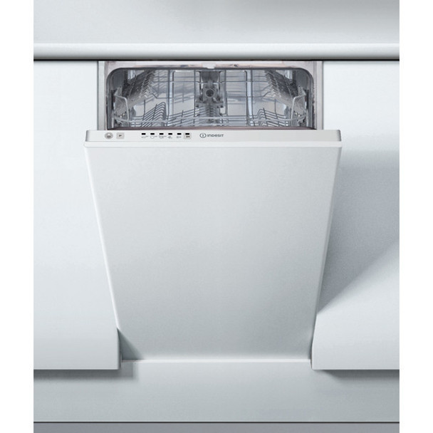 Indesit 45cm 9 Place Integrated Dishwasher - White | DI9E 2B10 UK