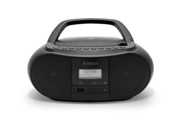  Roberts Zoombox 4 DAB/FM Radio and CD Player - Black | ZOOMBOX4BK 