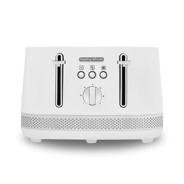 Morphy Richards Illumination 4-Slice Toaster - White | 248021   Morphy Richards Illumination 4-Slice Toaster - White | 248021