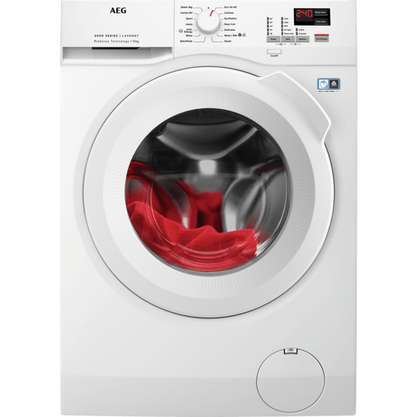  AEG 10kg Freestanding Washing Machine - White | L6FBK141B 