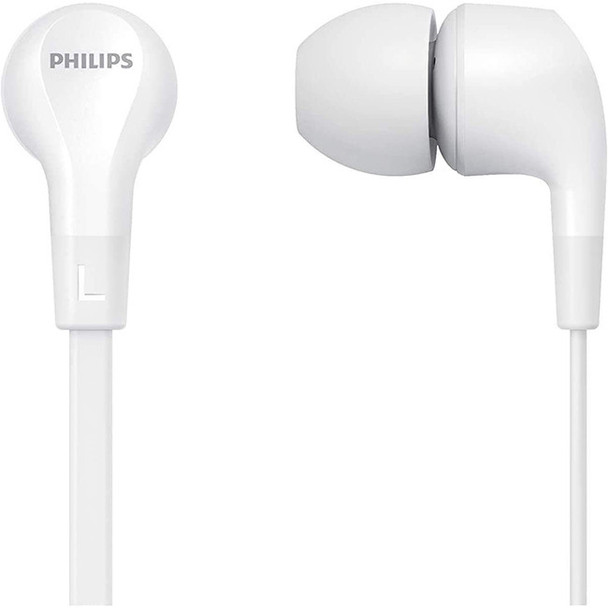  Philips TAE1105WT/00 In-ear Wired C-Type Earbuds | White 