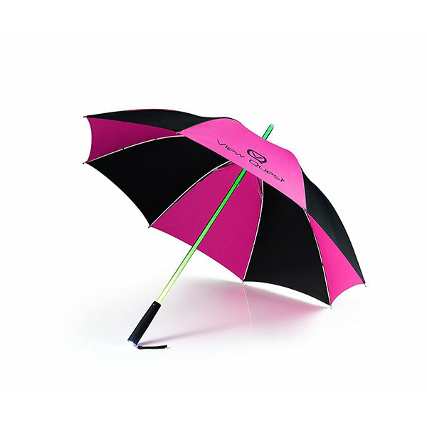 View Quest VQ 1910 Multi Colour LED light display Umbrella With a Torch Handle 