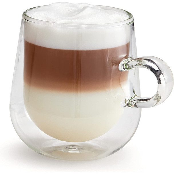  Judge Duo JDG37, 2 Piece Latte Glass Set, 325ml 