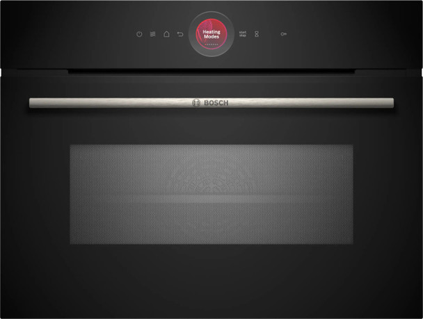  Bosch Series 8 Built-in compact oven with microwave function - Black | CMG7241B1B 