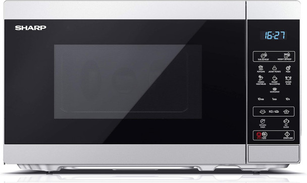  Sharp 20L 800W Solo Microwave - Silver | YC-MS02U-S 