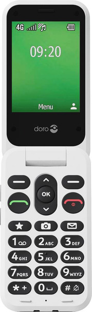  Doro Leva E22 Flip Phone - Black / White | 8991 