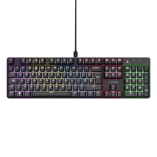  Trust GXT 871 ZORA Mechanical Keyboard - Black | T25680 