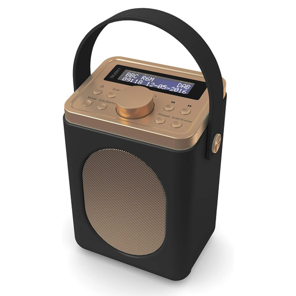  Majority Little Shelford Portable DAB Radio with Bluetooth | LSHDABBLKUK 