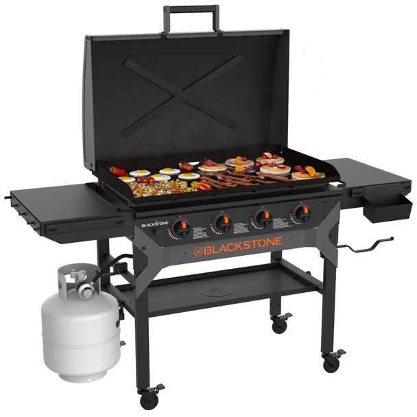 Blackstone 36inch Iron Forged Blackout Griddle With Hood | 257-2310DK