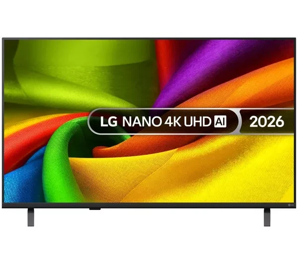 LG NU85 43" 4K Smart TV - Charcoal Black | 43NU850B6LA.AEI