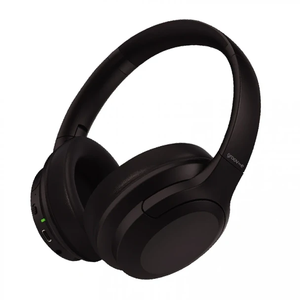  Groove Black Bluetooth Headphones with ANC Noise Cancelling & 32 Hour Playback | GVBT1700BK 