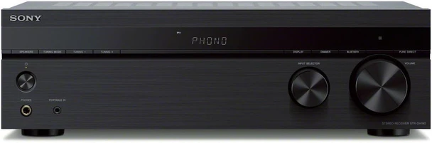 Sony STR-DH190 2-Channel Stereo Receiver – 2 × 100W | Bluetooth | Phono Input | STRDH190CEK 