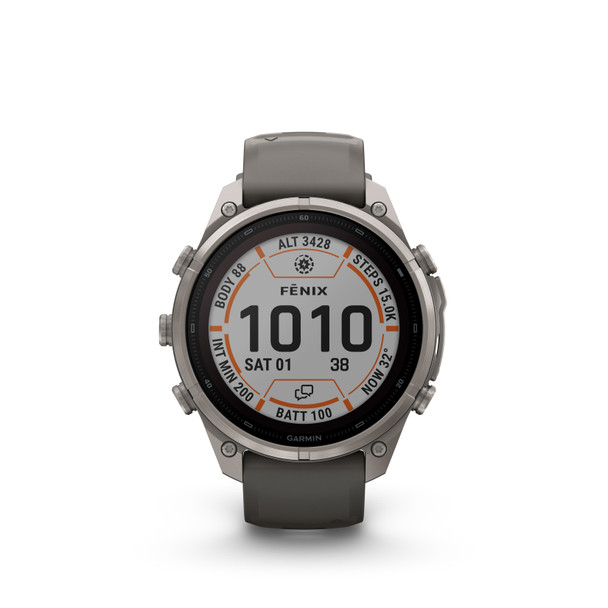  Garmin Fenix 9 Pro InReach Solar 47mm Pebble/Silver | 010-04338-01 