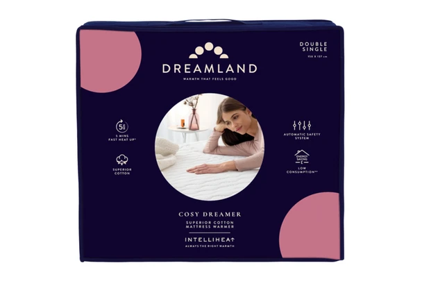 Dreamland Cosy Dreamer Superior Cotton Single Control Blanket | 26200