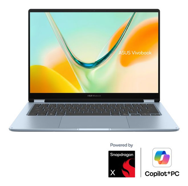 Asus ASUS Vivobook S14 Flip 14" OLED Laptop – Snapdragon X X1-26-100 | 8GB RAM | 256GB SSD | Windows 11 | TP5408QA-U2041W 