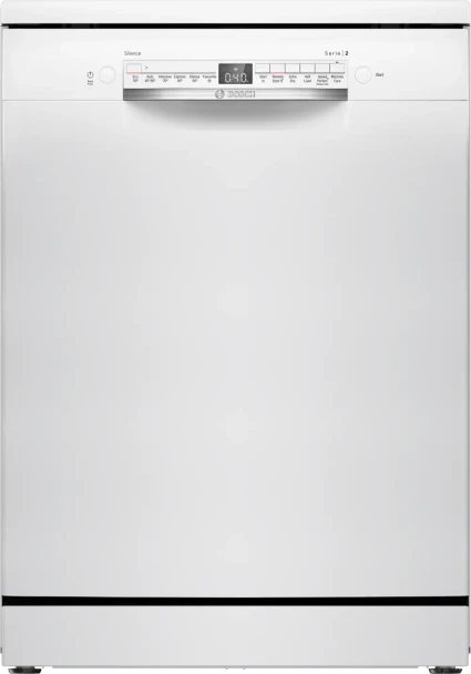 Bosch Series 2 14 Place Freestanding Dishwasher - White | SMS2HVW06G
