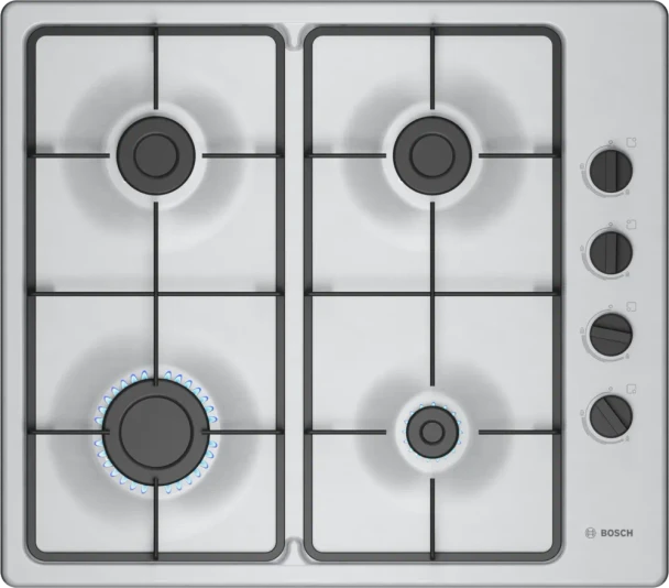  Bosch Series 2 60cm Gas Hob - Stainless Steel | PBP6B5K60 