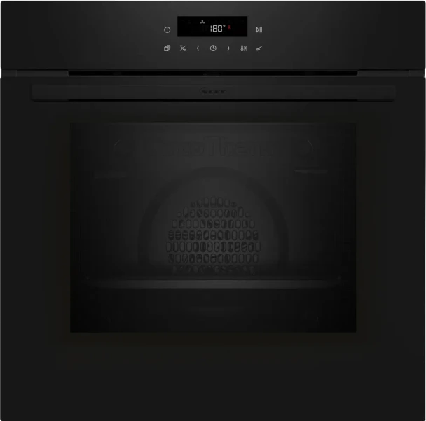 NEFF N30 71L Pyrolytic Built-In Single Oven - Black | B2CCJ7AK0B