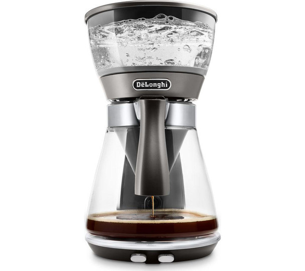 DeLonghi Clessidra 1.25L Silver Filter Coffee Maker or ICM17210