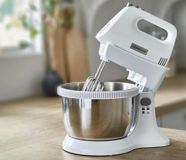 Kenwood Chefette Lite with Metal Bowl Hand Mixer or HMP34A0WH