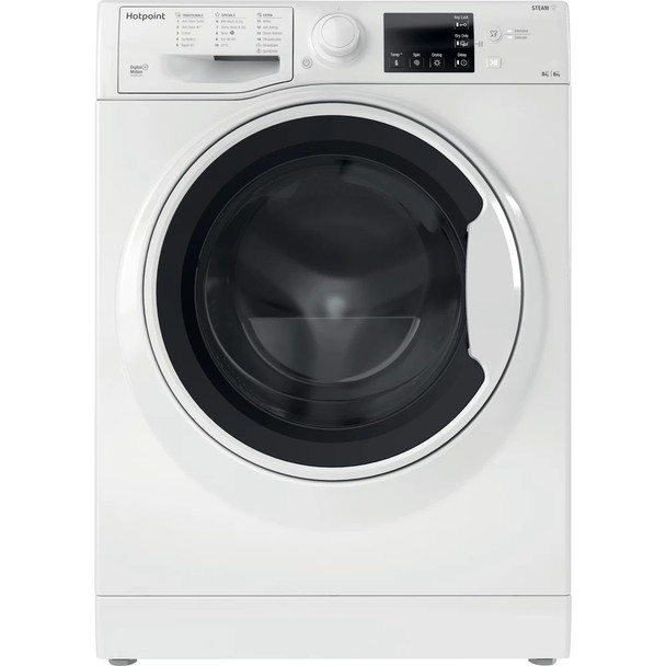 Hotpoint HOTPOINT 8KG/6KG White Freestanding Washer Dryer | RDG8643W 