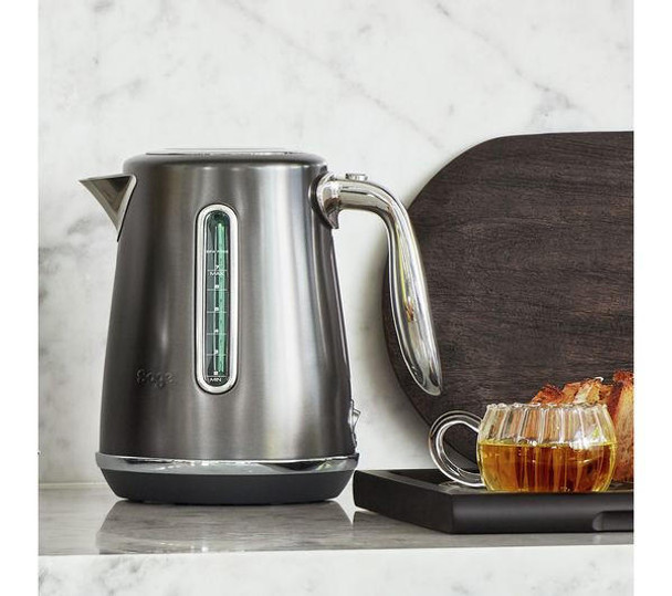 Sage The Soft Top Luxe Kettle Black Stainless Steel or SKE735BST4GUK1