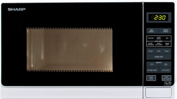Sharp 20 Litre Solo Microwave White | R272WM