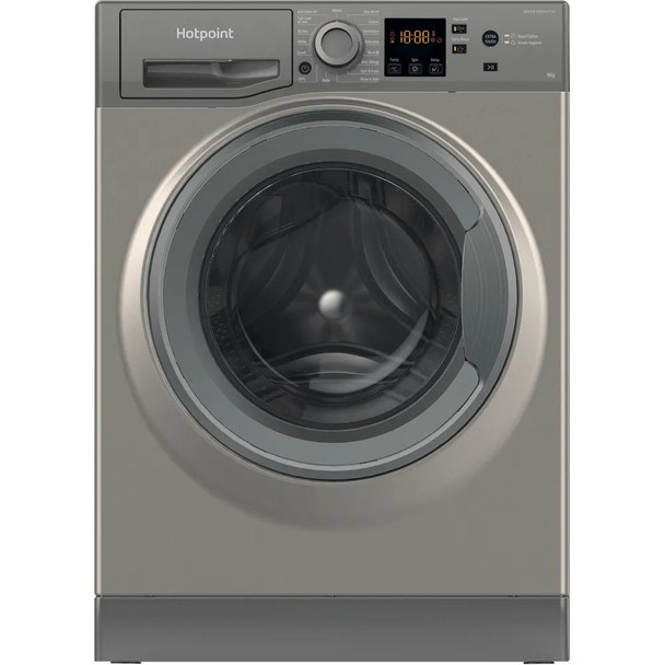  Hotpoint Graphite 9kg Freestanding Washing Machine | NSWM945CGGUKN 