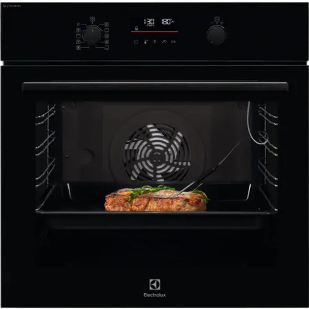  Electrolux 600 SteamBake 72L Built-In Multifunction Electric Single Oven Stainless Steel | EOD6C46X2 