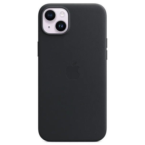  Apple iPhone 14 Plus Leather Case with MagSafe - Midnight | MPP93ZM/A 