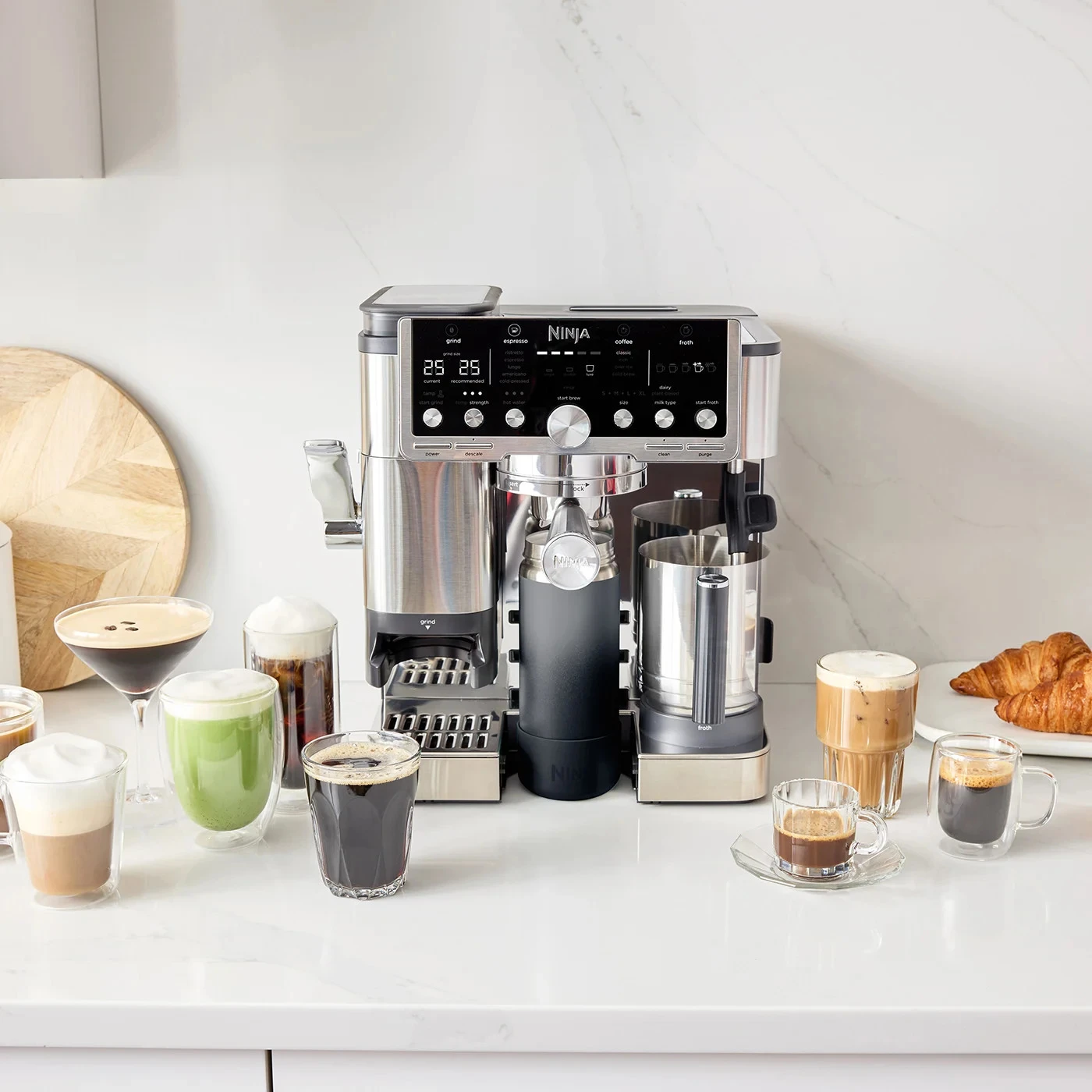 Ninja coffee machine in a kitchen