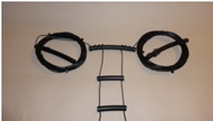 15-10 Meter W7FG True Ladder Line Open Wire Fed Dipole 22' Dipole 100' Feedline