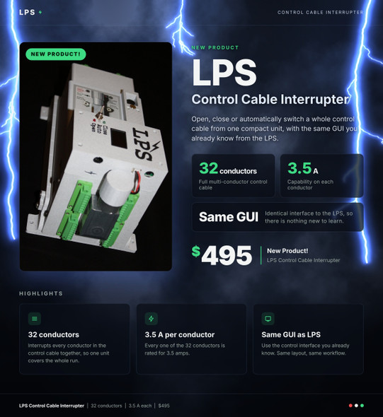 LPS-CCI Control Cable Interrupter